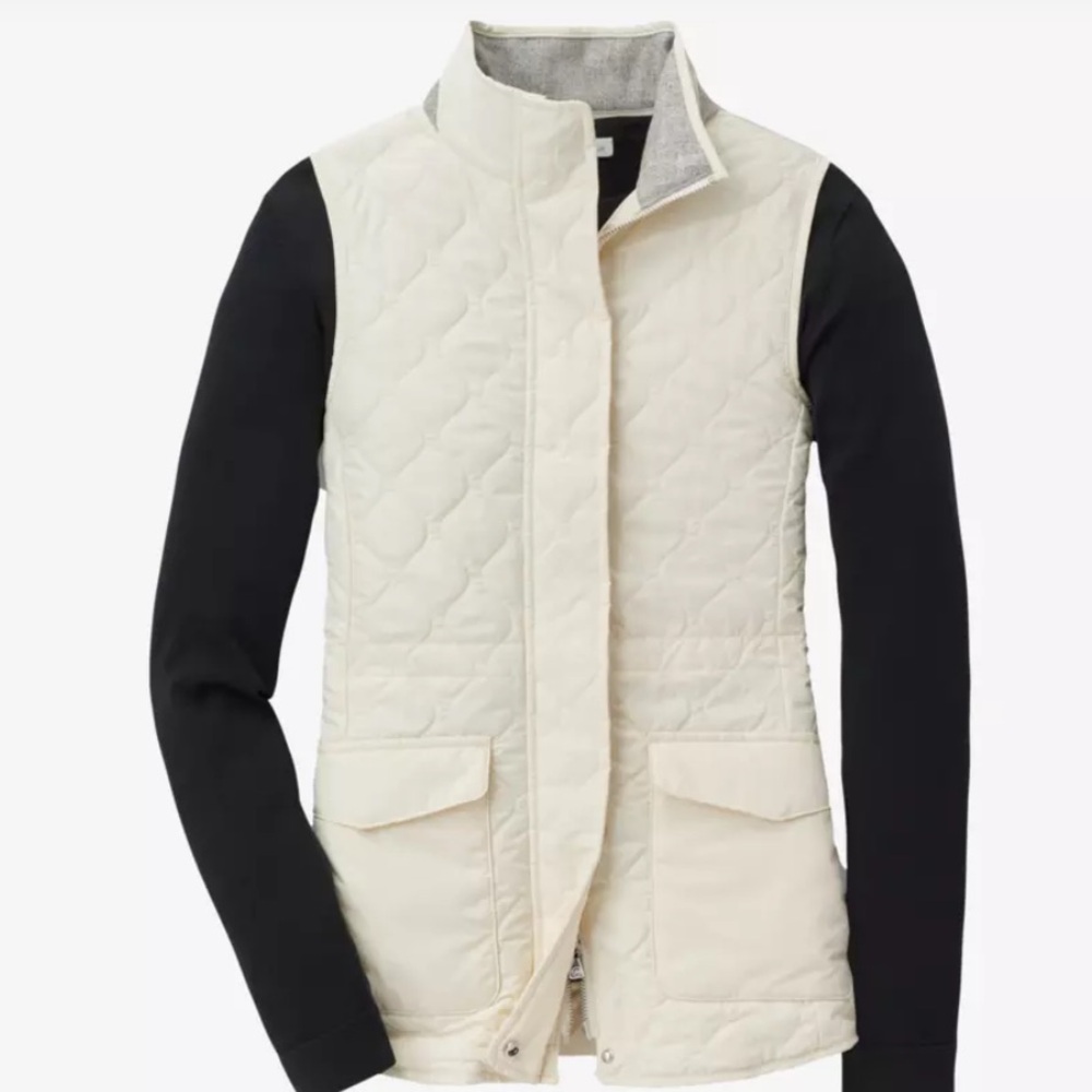 Peter Millar Quilted Beige Vest